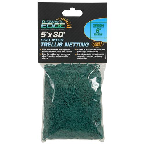 Grower S Edge Green Soft Mesh Trellis Netting With 6 In Squares