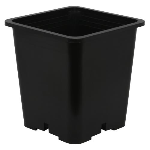 Gro Pro® Premium Square Black Plastic Pots Hawthorne Gardening